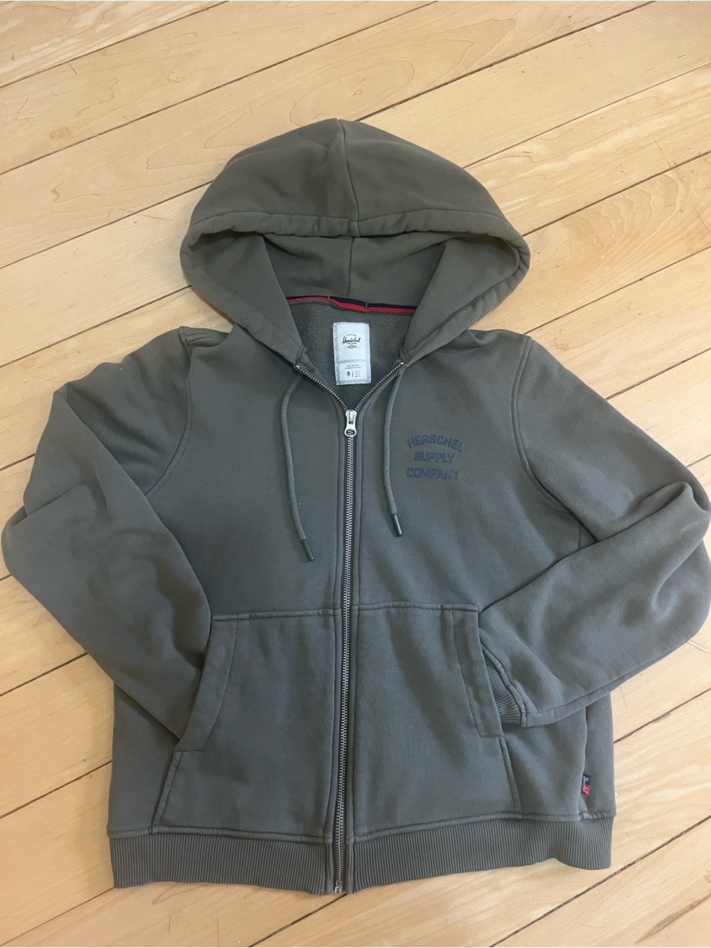 Herschel Supply Company Olive Hoodie with Front Pocket